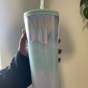 Starbucks mint wave cup